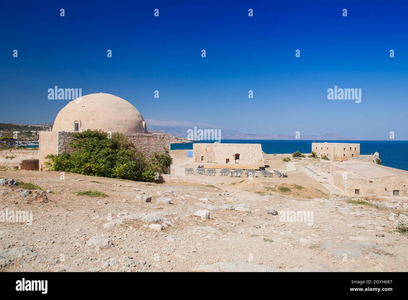 Fortezza citadel, Rethymnon or Rethymno, Crete, Greece, Europe Stock Photo