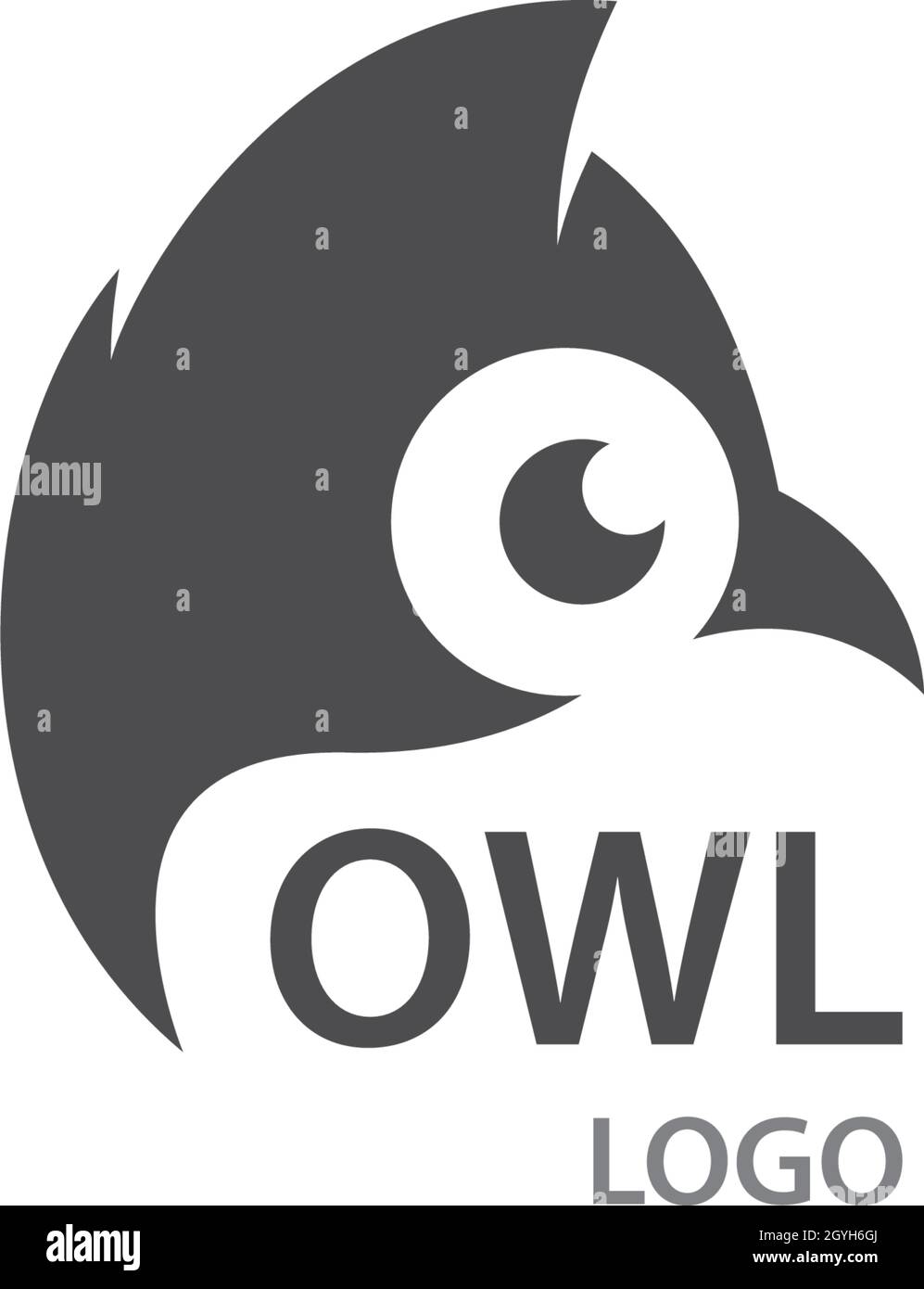 Owl logo vector icon template Stock Vector Image & Art - Alamy