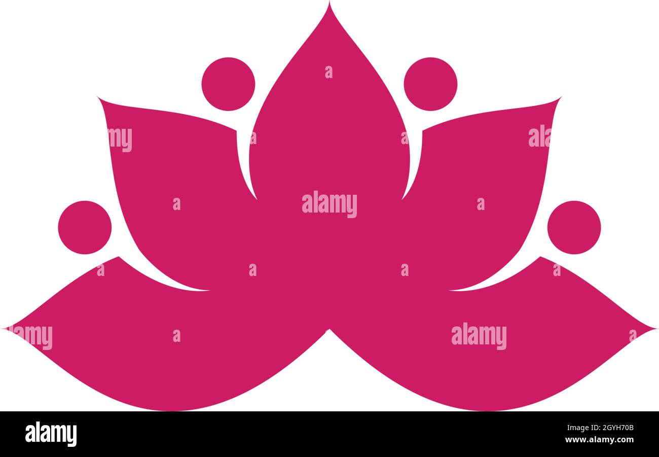 Beauty Vector Lotus flowers logo Template Stock Vector Image & Art - Alamy