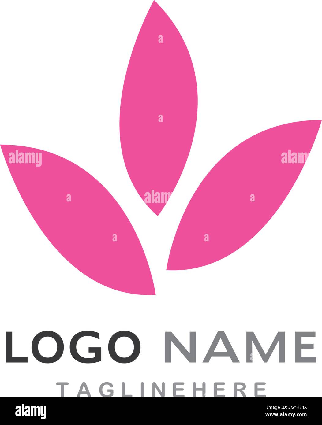 flowers logo Template icon Stock Vector Image & Art Alamy