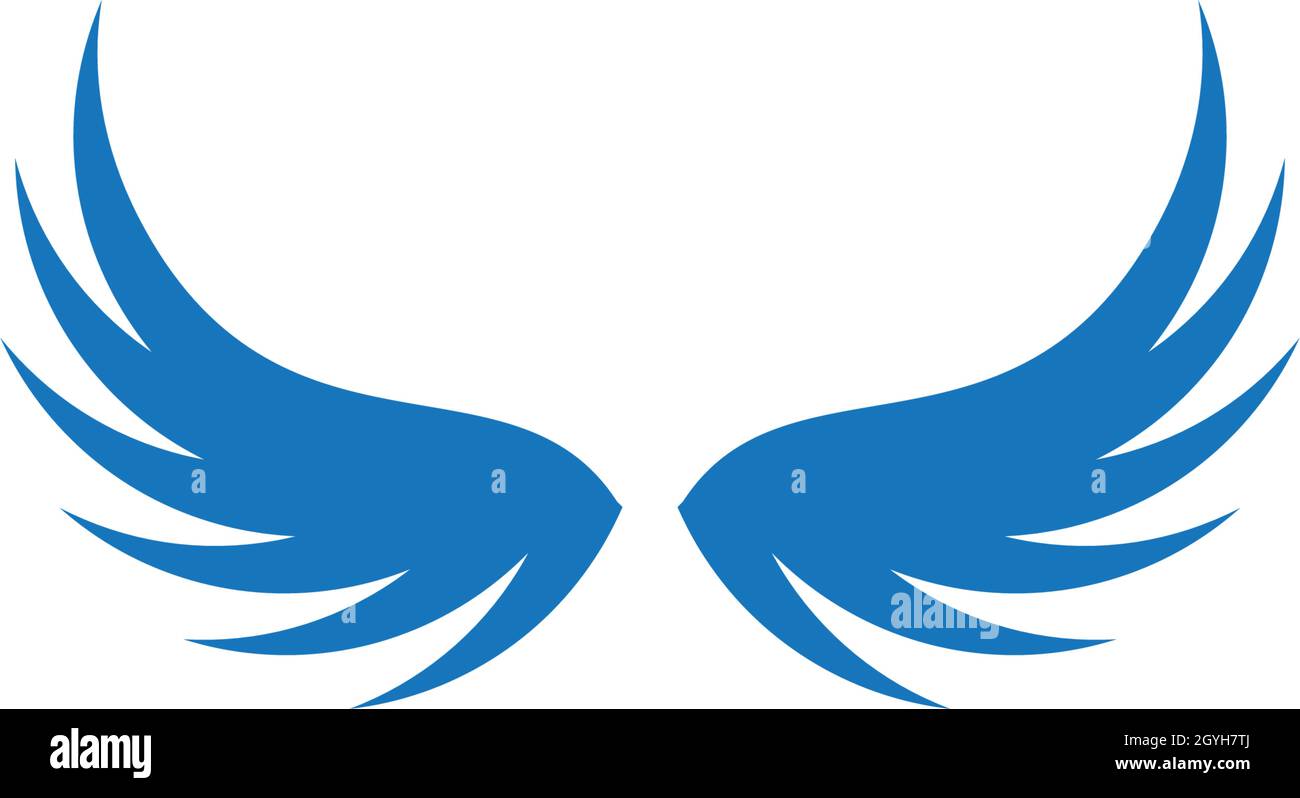 Stylish wing vectors hi-res stock photography and images - Alamy