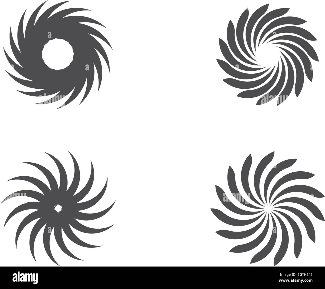Business logo, vortex, wave and spiral icon Stock Vector Image & Art ...