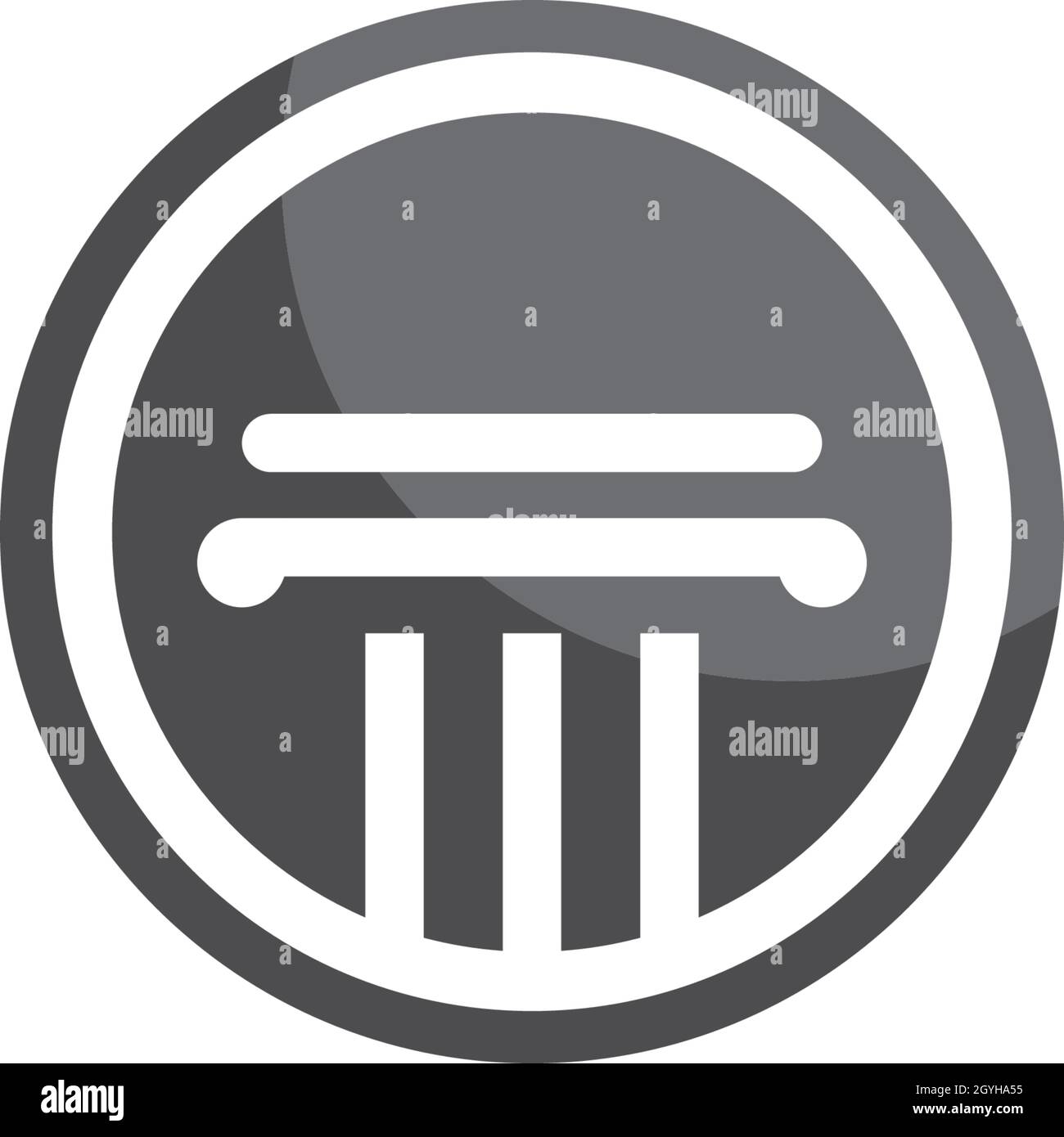 Pillar Logo vector Template Stock Vector
