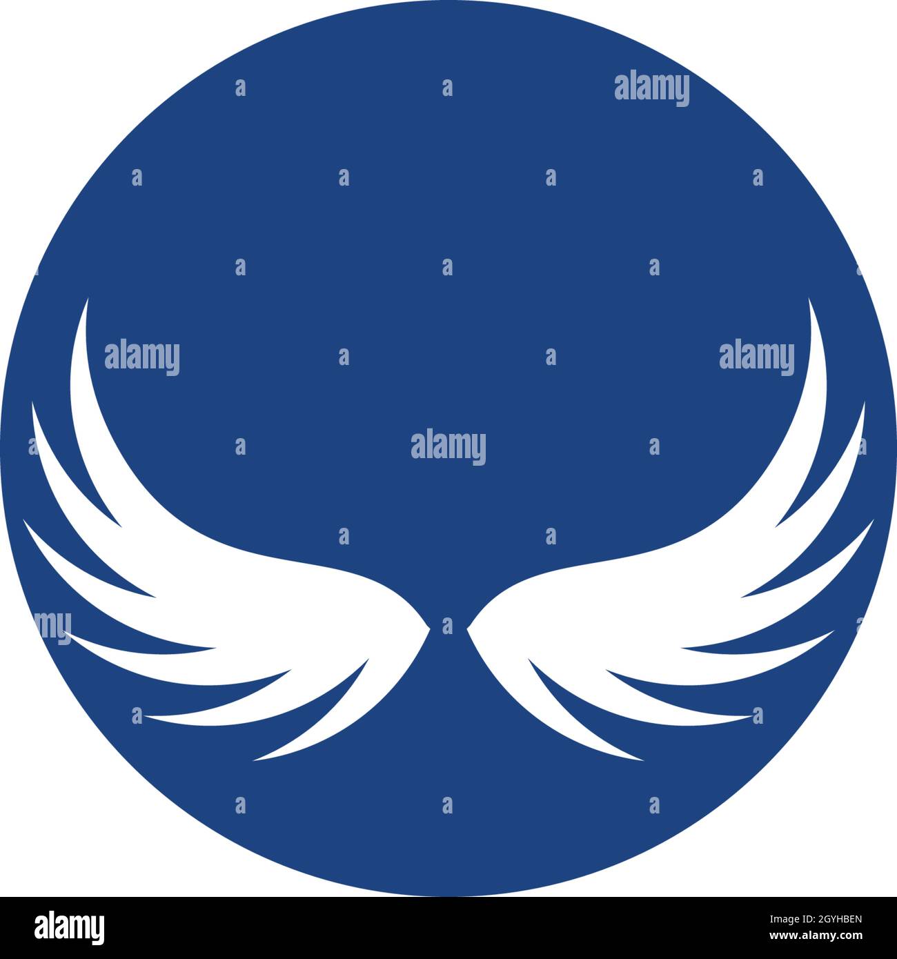 Falcon Wing Logo Template vector Stock Vector Image & Art - Alamy