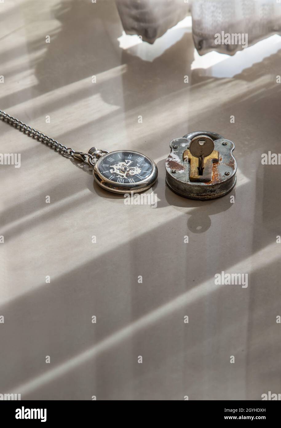 pocket watch with light