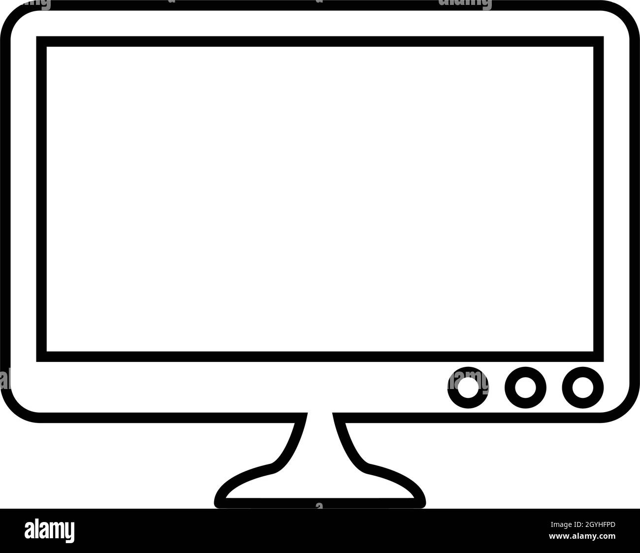 Display, monitor icon - Perfect use for designing and developing ...