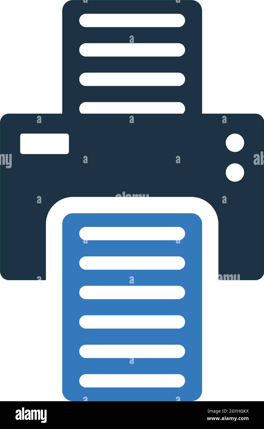 Print, printer, printing icon - Simple editable vector EPS file Stock ...