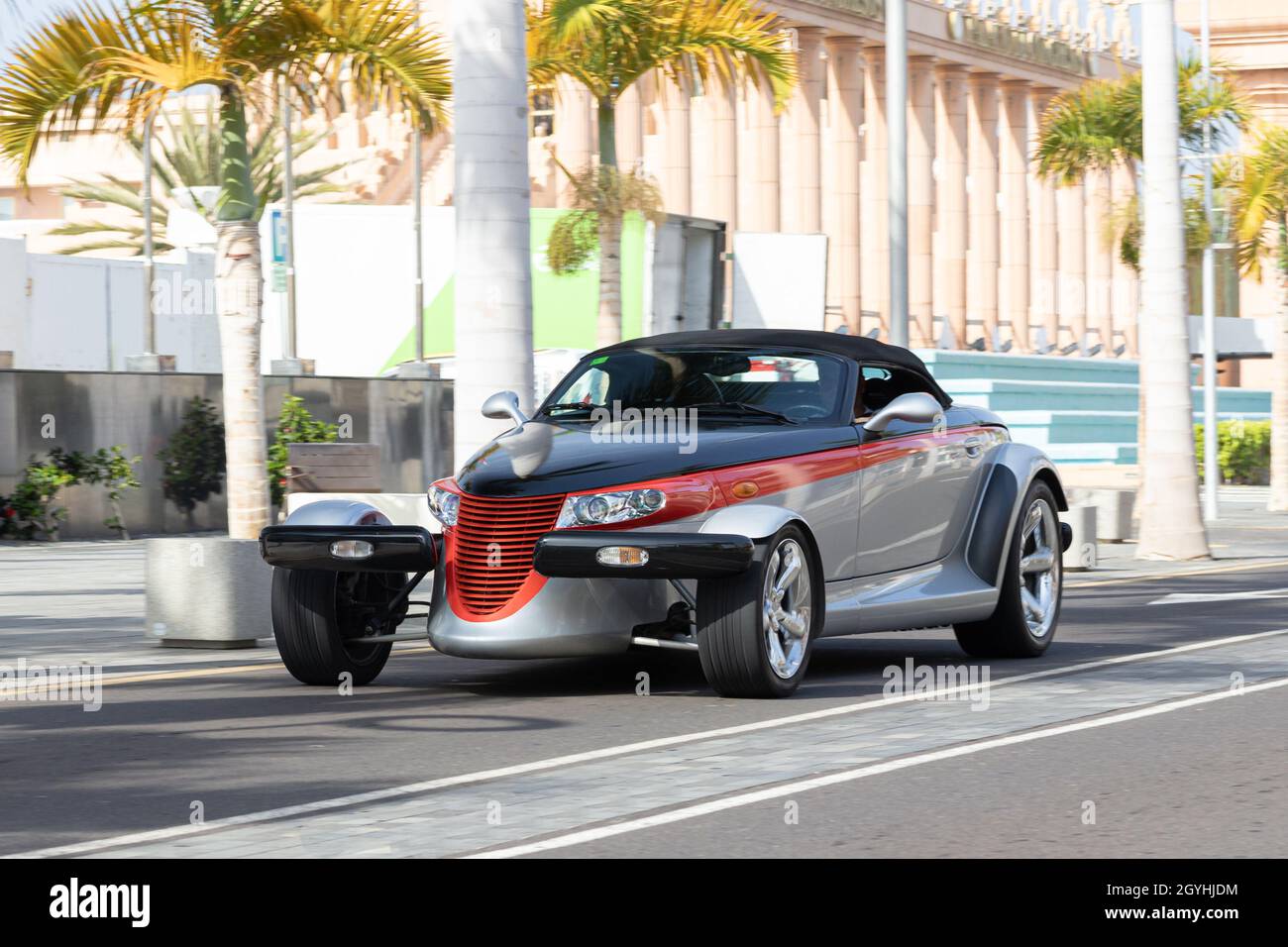 TENERIFE, SPAIN-OCTOBER 1, 2021: 1997 Plymouth Prowler (Chrysler Prowler) on the street Stock Photo