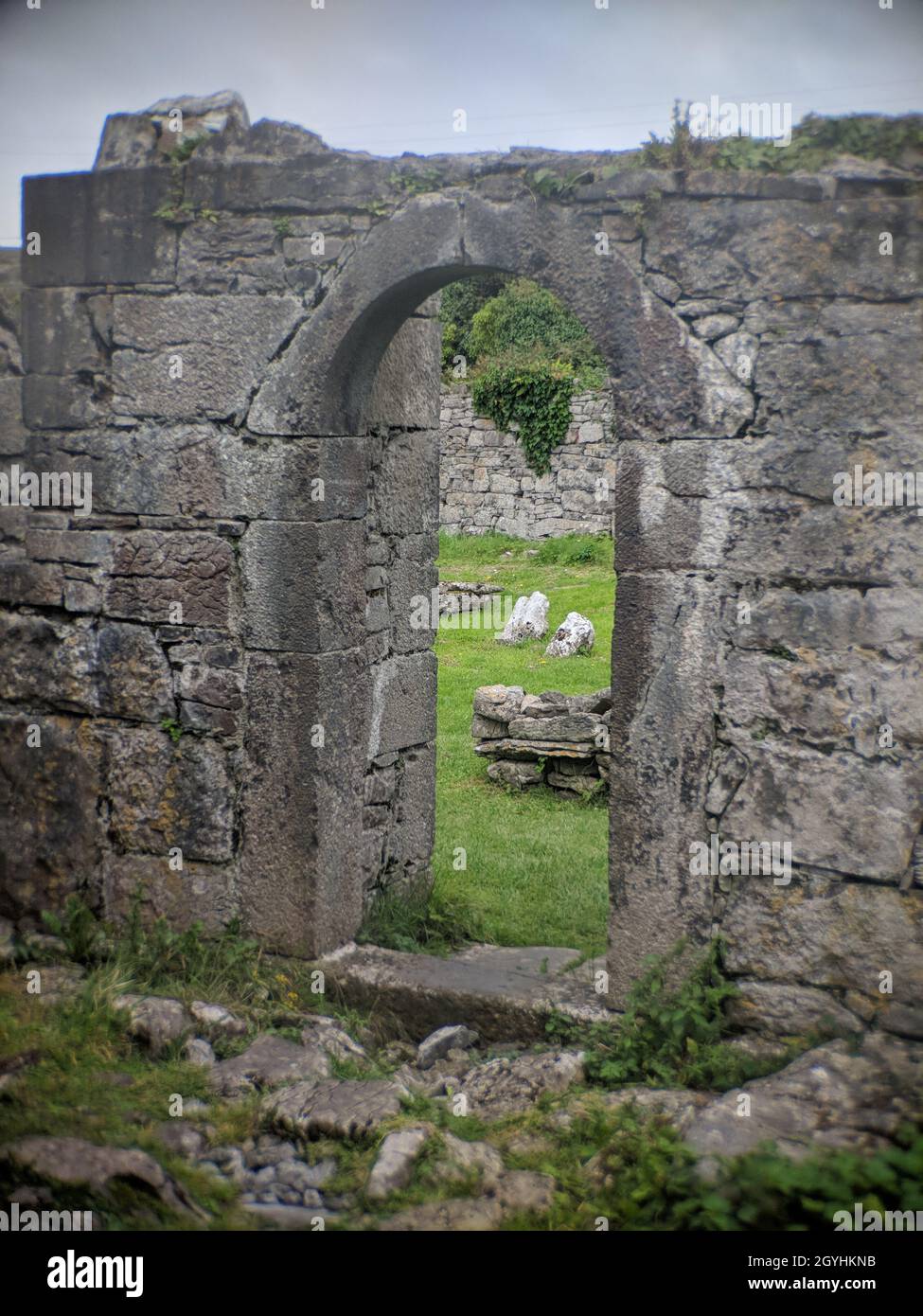 Stone wall of an old castle and fortification Stock Photo - Alamy