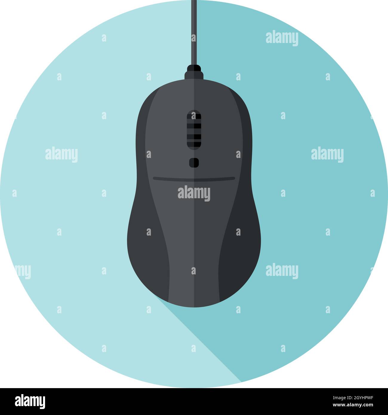 Red scroll mouse Stock Vector Images - Alamy
