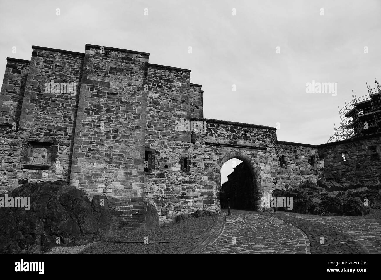 Edinburgh Castle and Grounds Stock Photo Alamy