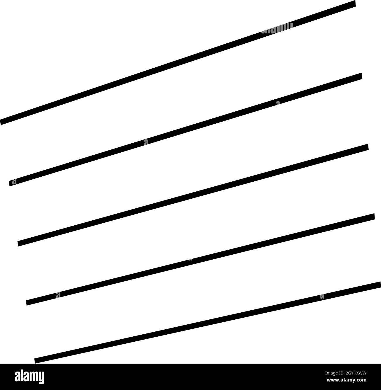 3D straight, parallel dynamic irregular lines, stripes element. Action ...