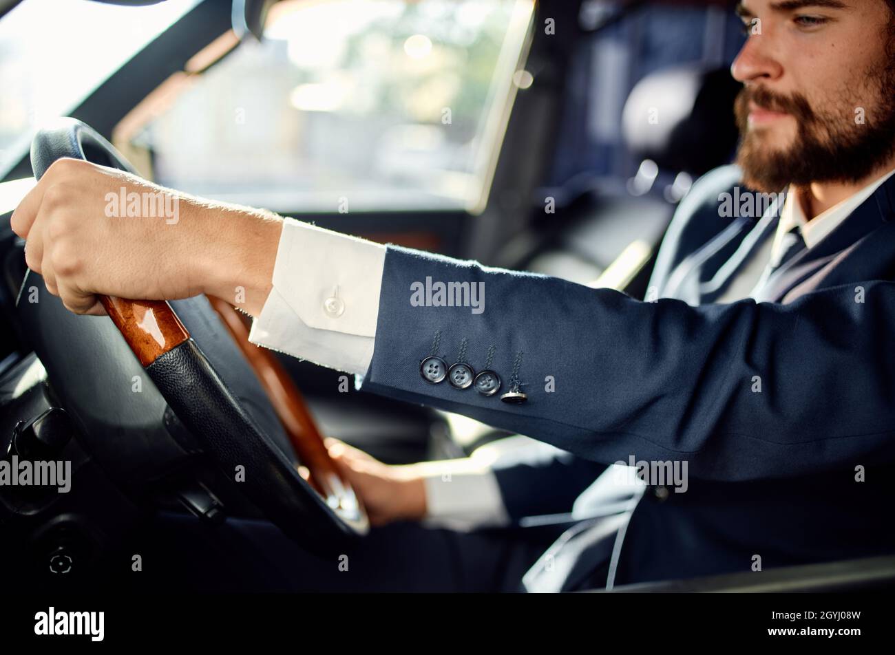 Bearded man official passenger hi-res stock photography and images - Alamy
