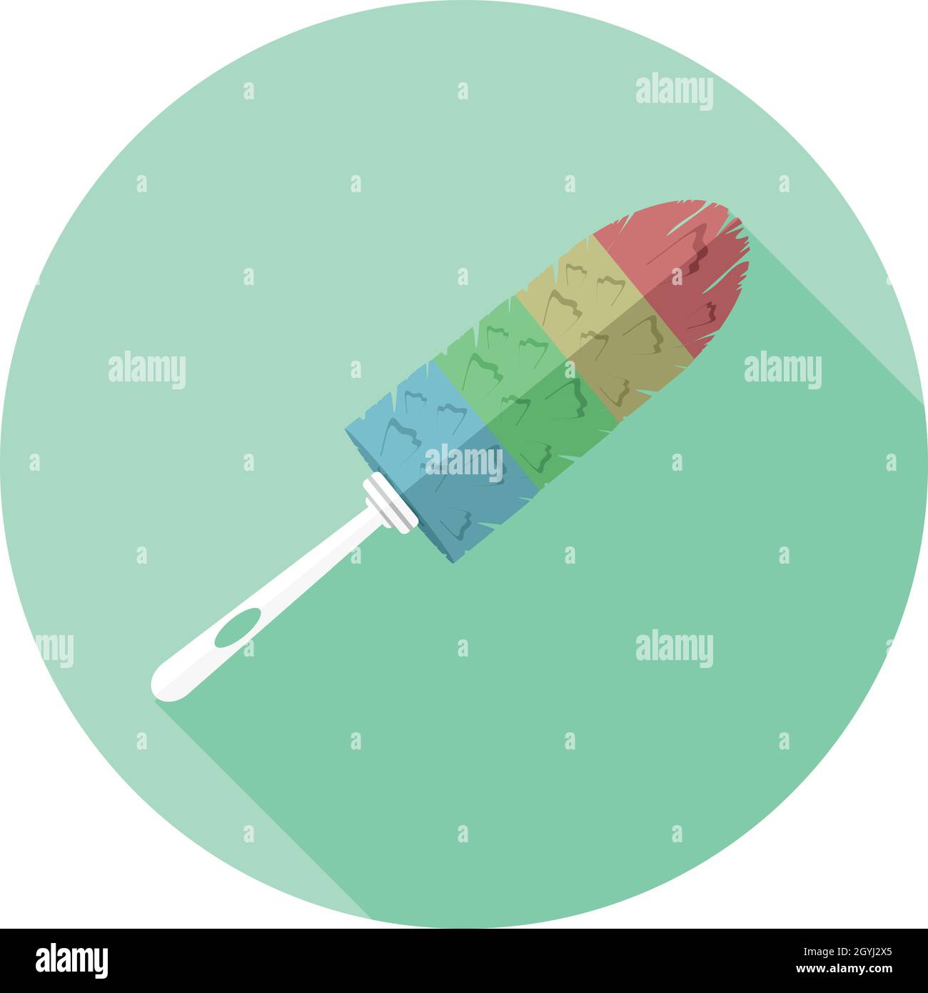 Vector Flat Design Duster Stock Vector