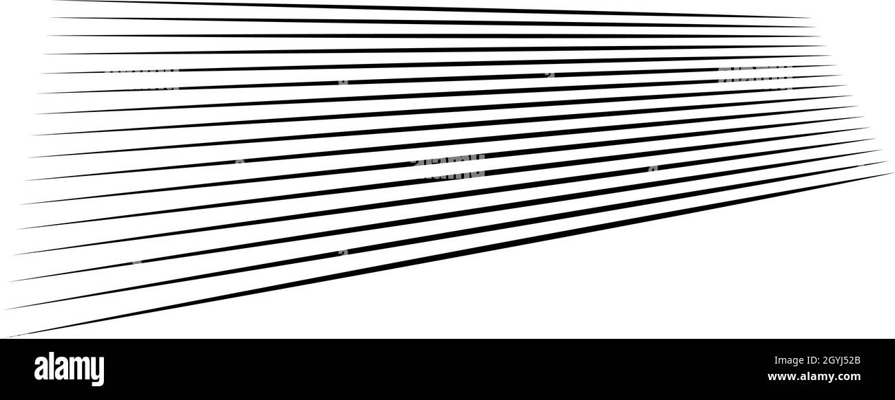 3D straight, parallel dynamic irregular lines, stripes element. Action ...