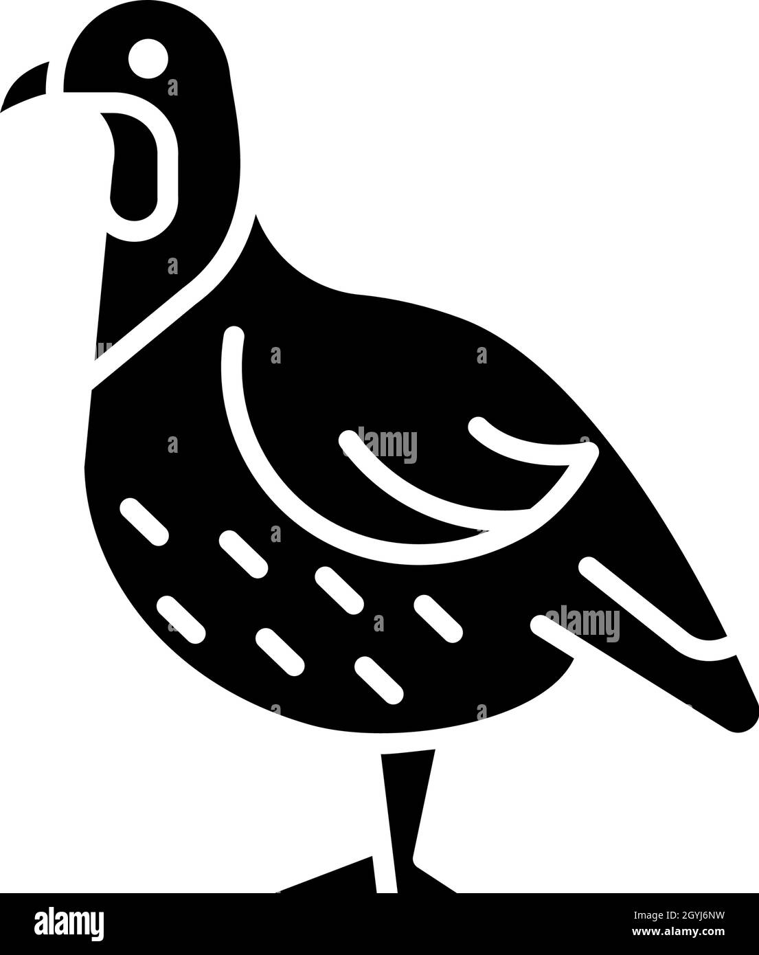 Partridge black glyph icon Stock Vector Image & Art - Alamy