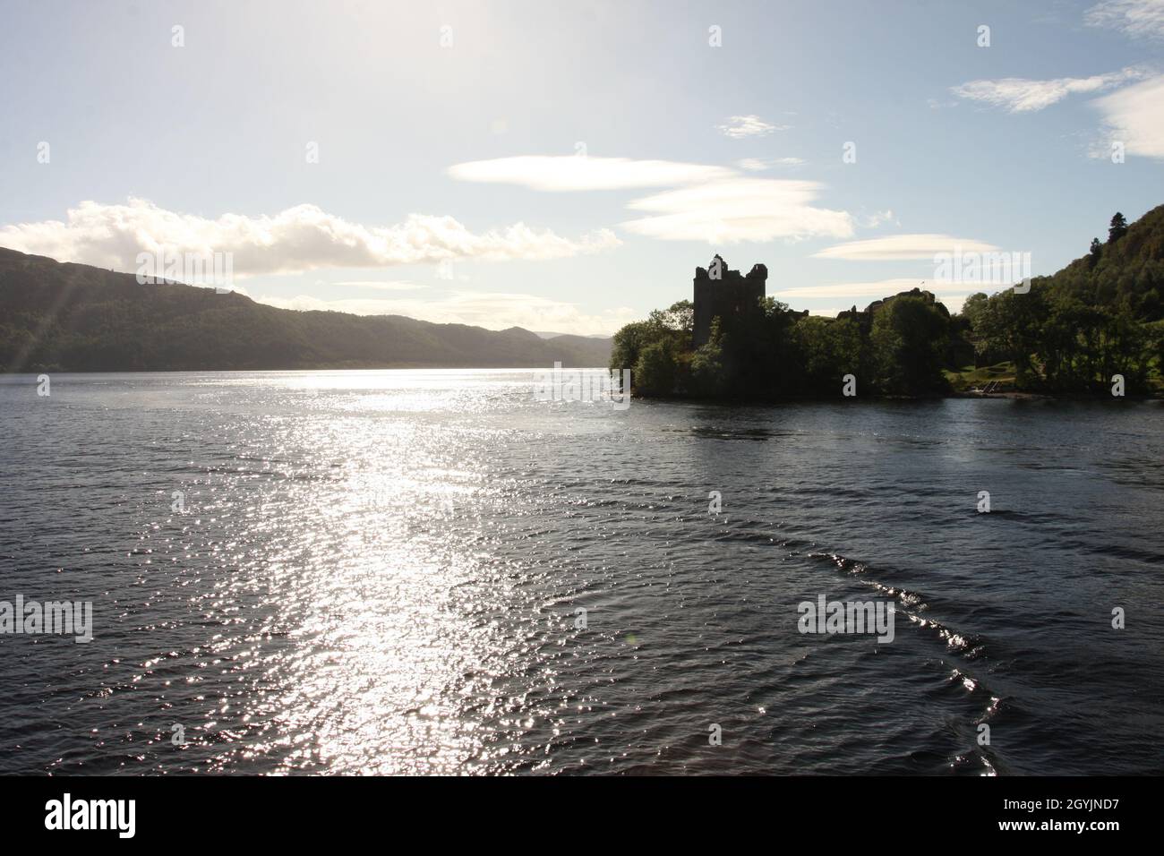 Urquhart Castle, Loch Ness, Scotland, UK Stock Photo