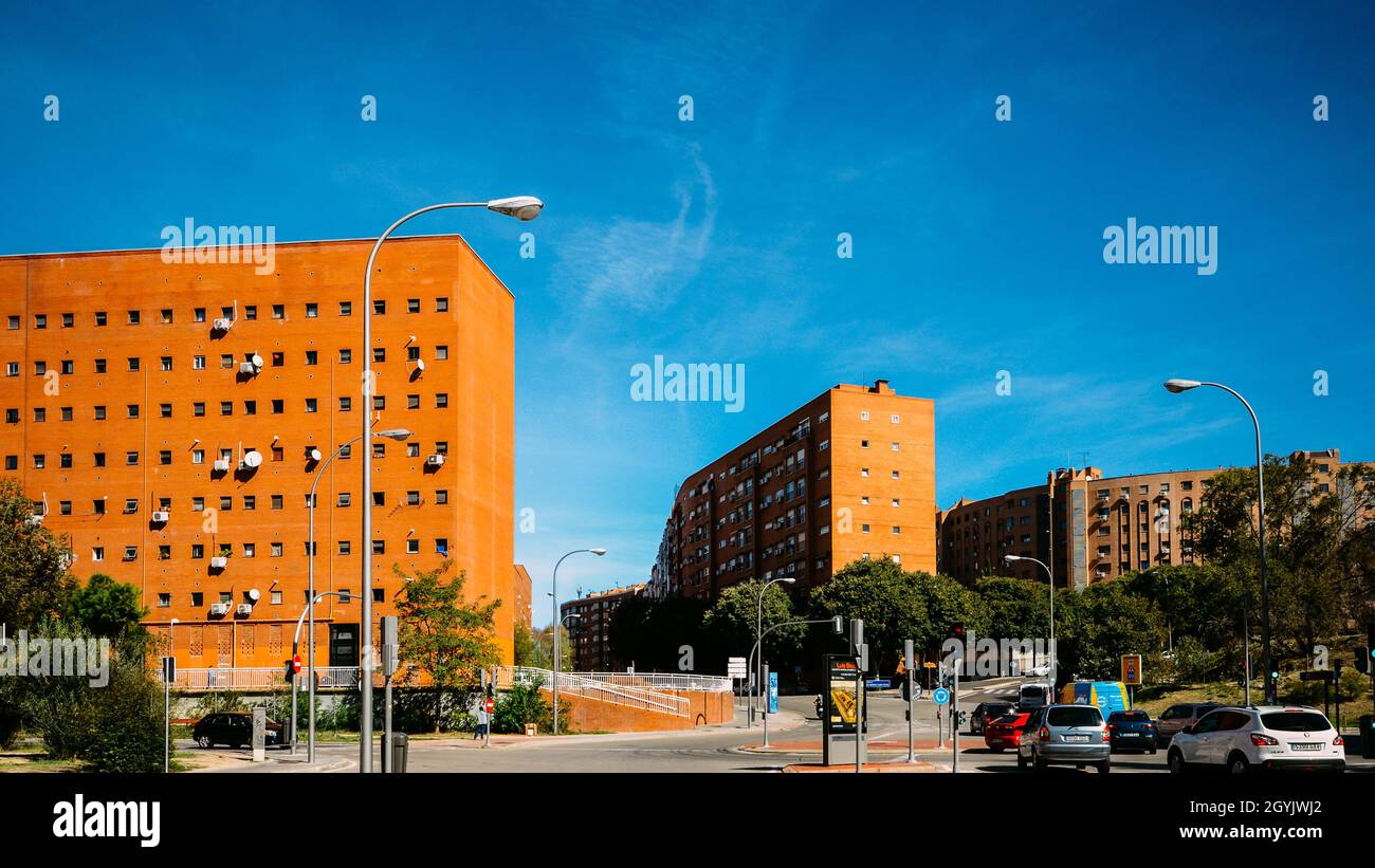 “El Ruedo” by Architect Francisco Javier Sáenz de Oiza is used as a ...