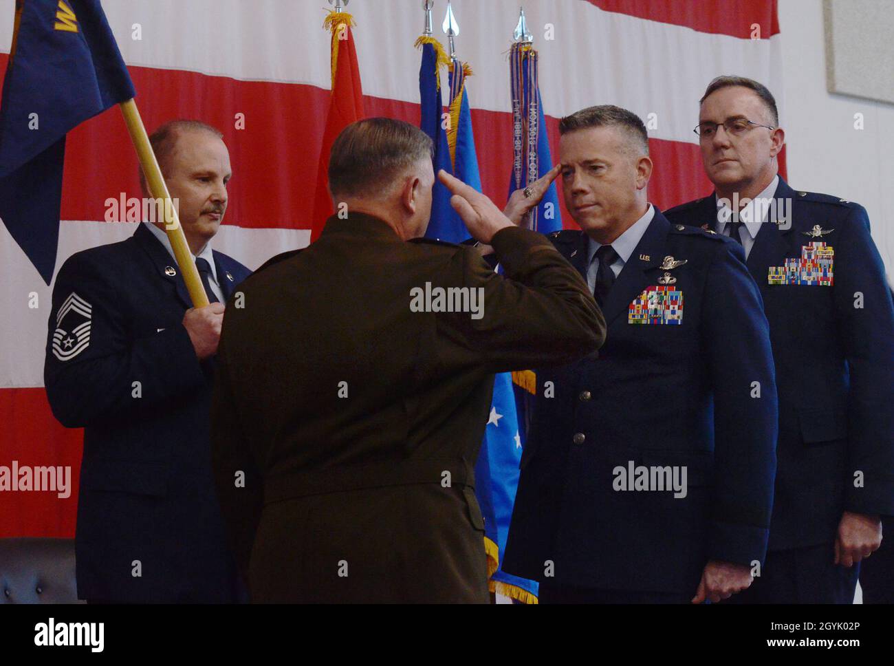 Brig. Gen. Jeremy Horn, outgoing Commander of the Washington Air