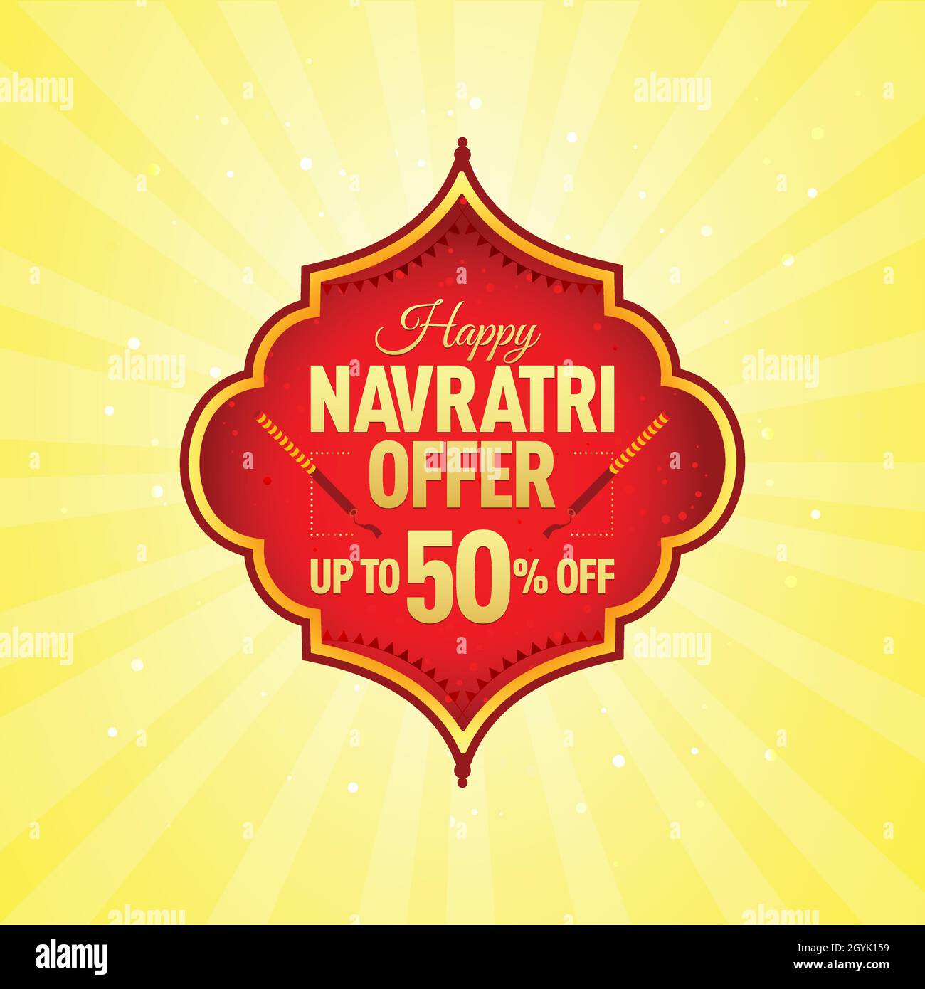 Navratri Festival Offer, Template, Banner, Logo Design, Icon, Poster, Unit, Label, Web Header, Vector, illustration, Tag Stock Vector