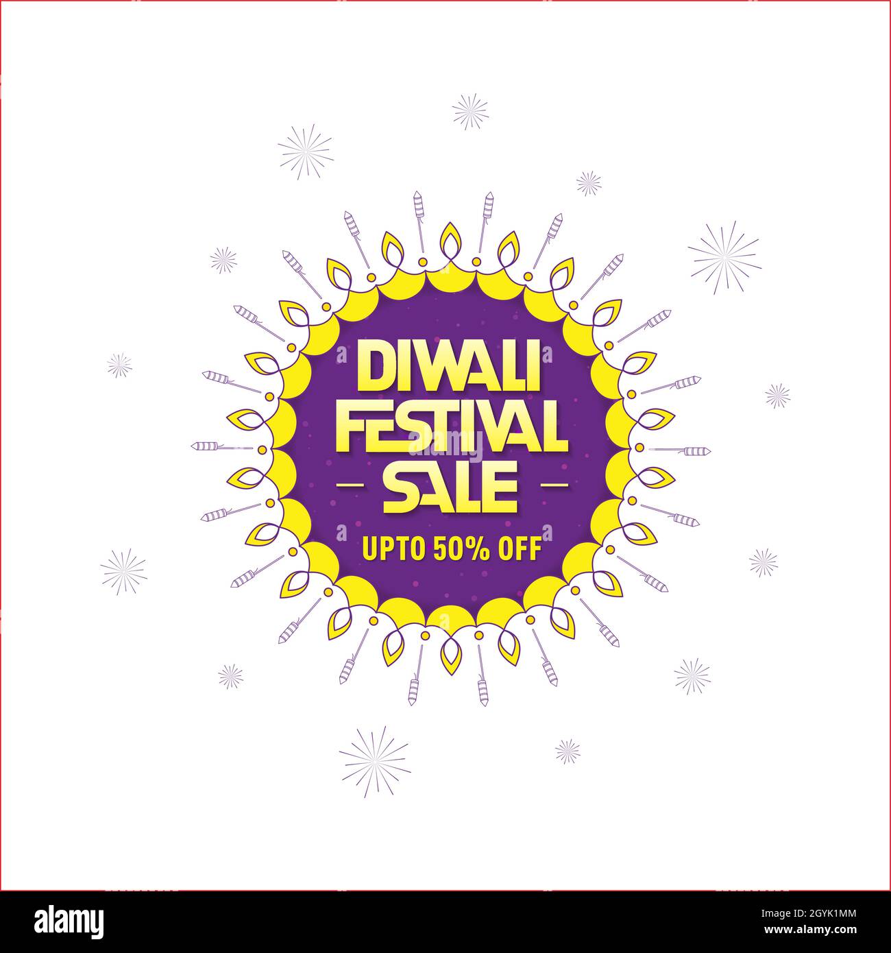 Diwali Dhamaka sale Offer, Template, Banner, Logo Design, Icon, Poster, Unit, Label, Web Header, Vector, illustration, Tag Stock Vector