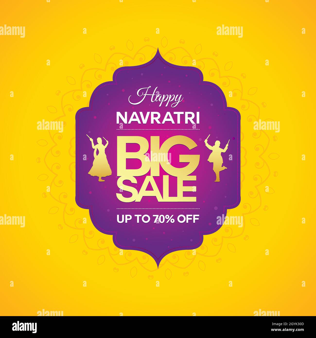 Navratri Festival Offer, Template, Banner, Logo Design, Icon, Poster, Unit, Label, Web Header, Vector Stock Vector