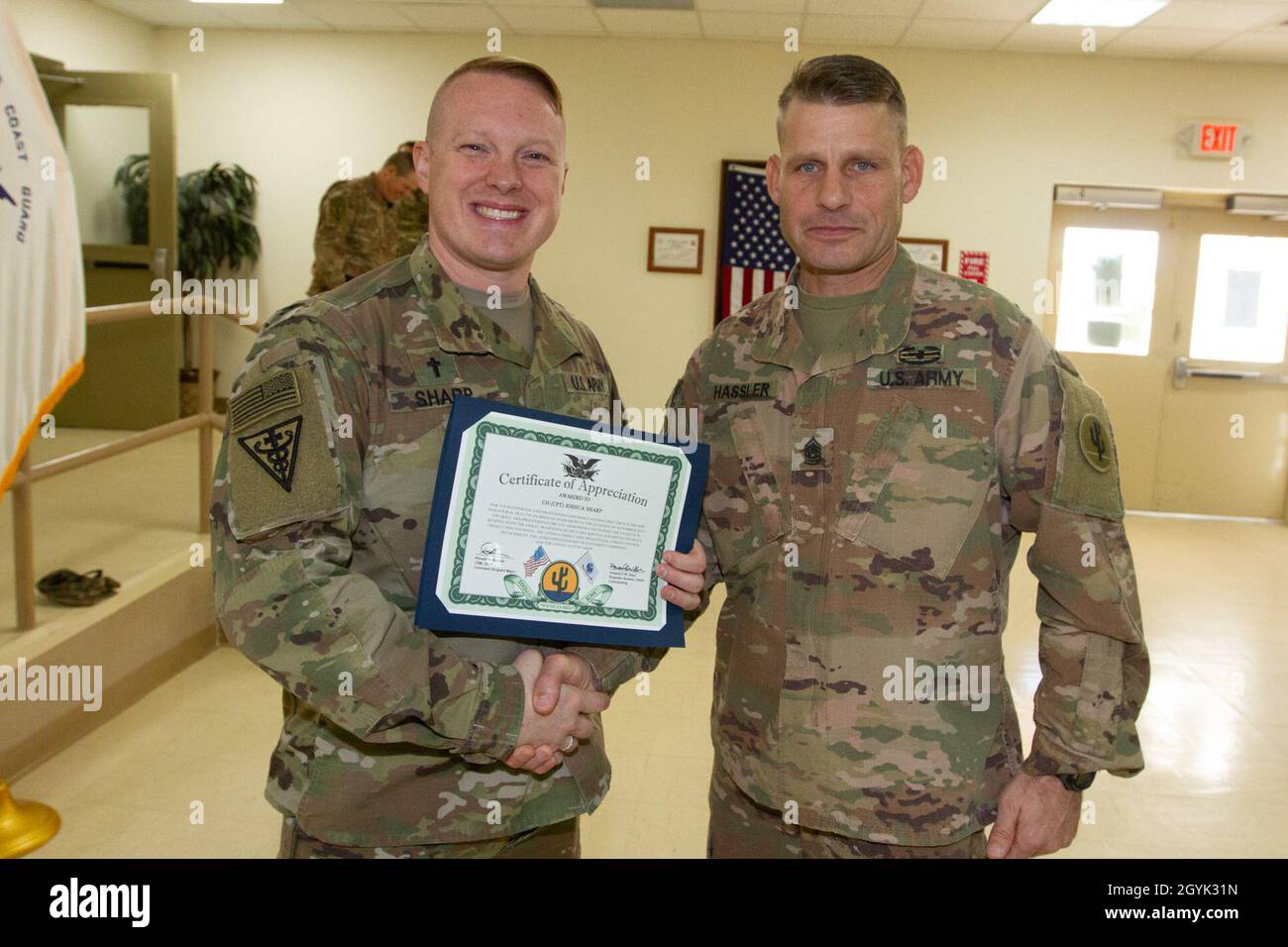 Command Sgt. Maj. Ronald Hassler, senior enlisted advisor, 103rd ...