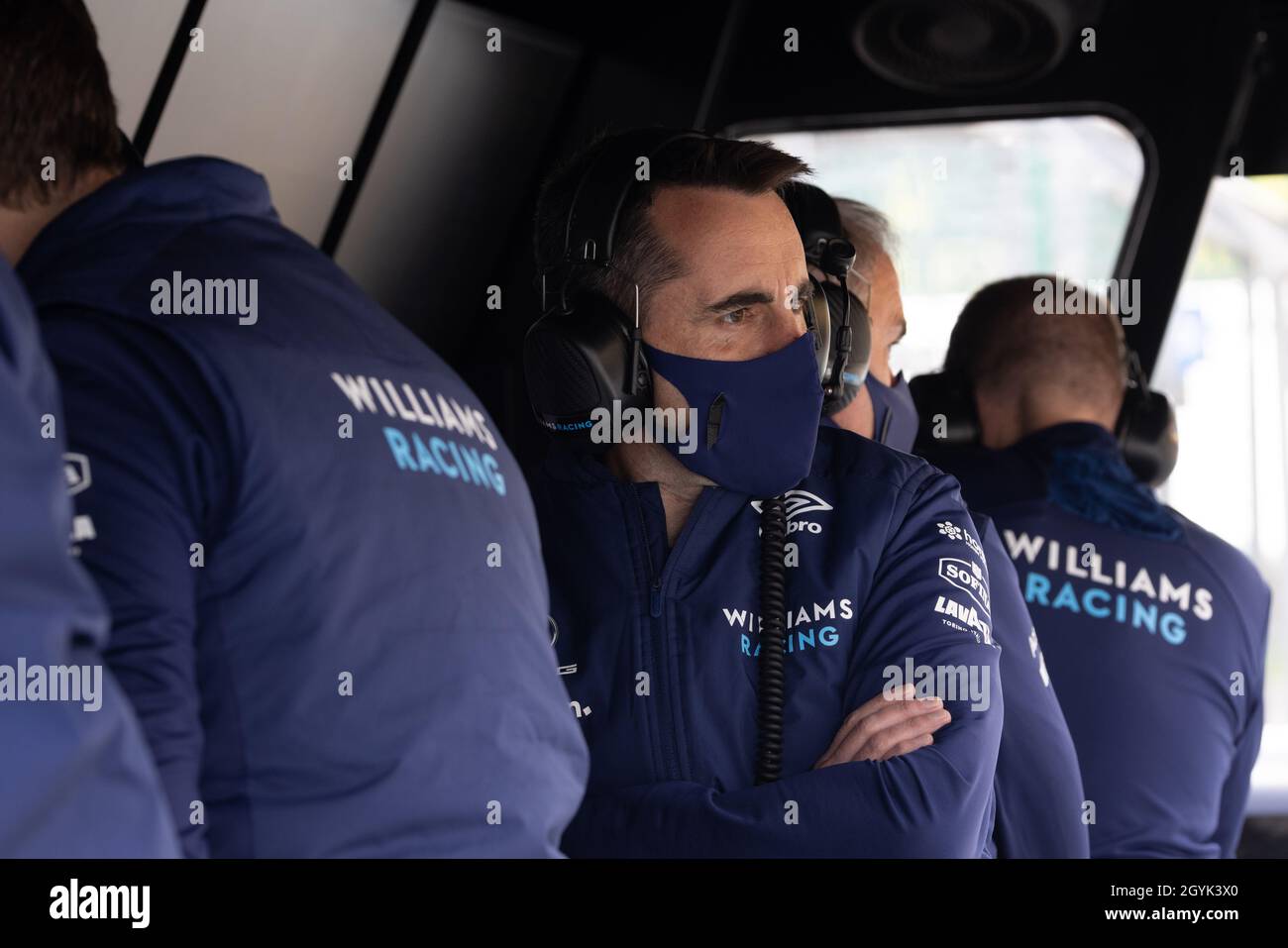 Istanbul, Turkey. 08th Oct, 2021. Dave Robson (GBR) Williams Racing Head of Vehicle Performance. Turkish Grand Prix, Friday 8th October 2021. Istanbul, Turkey. Credit: James Moy/Alamy Live News Stock Photo