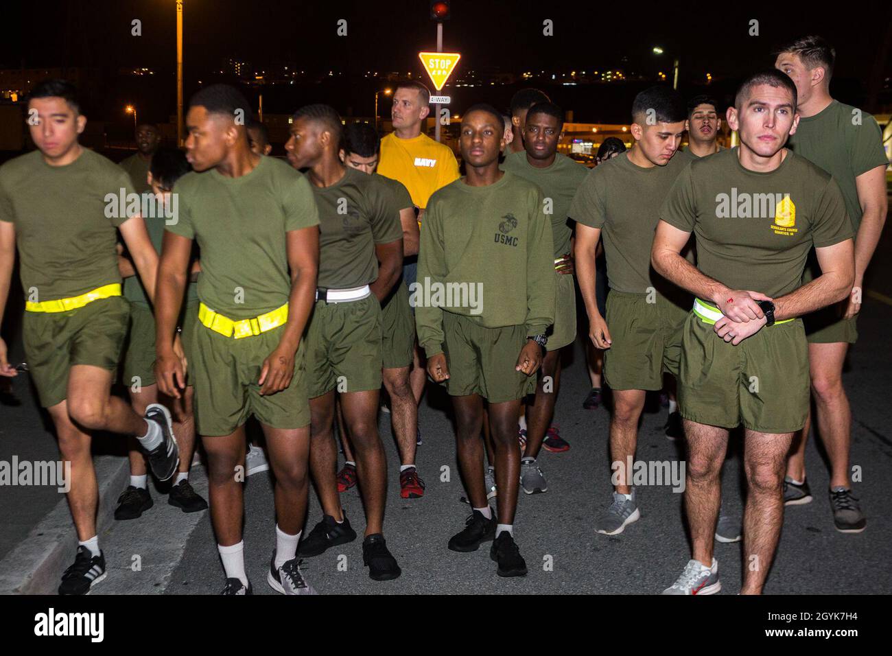 U.S. Marines with Headquarters and Support Battalion, Marine Corps ...