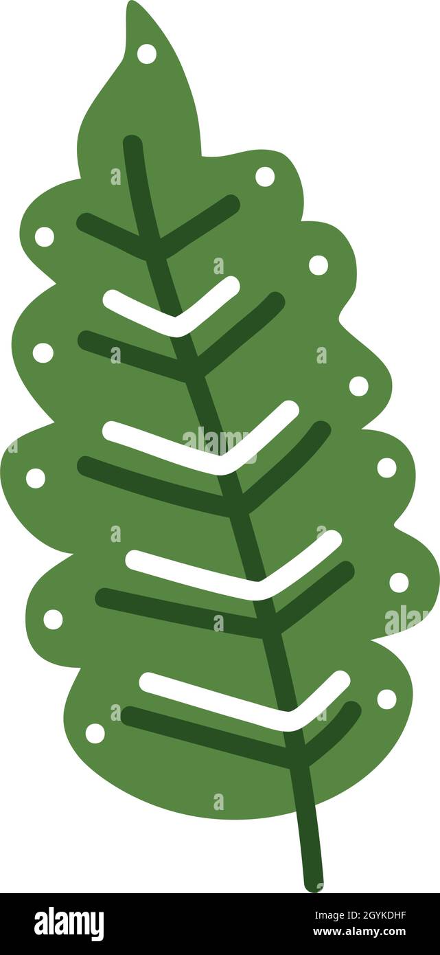 autumn green leaf seasonal icon Stock Vector Image & Art - Alamy
