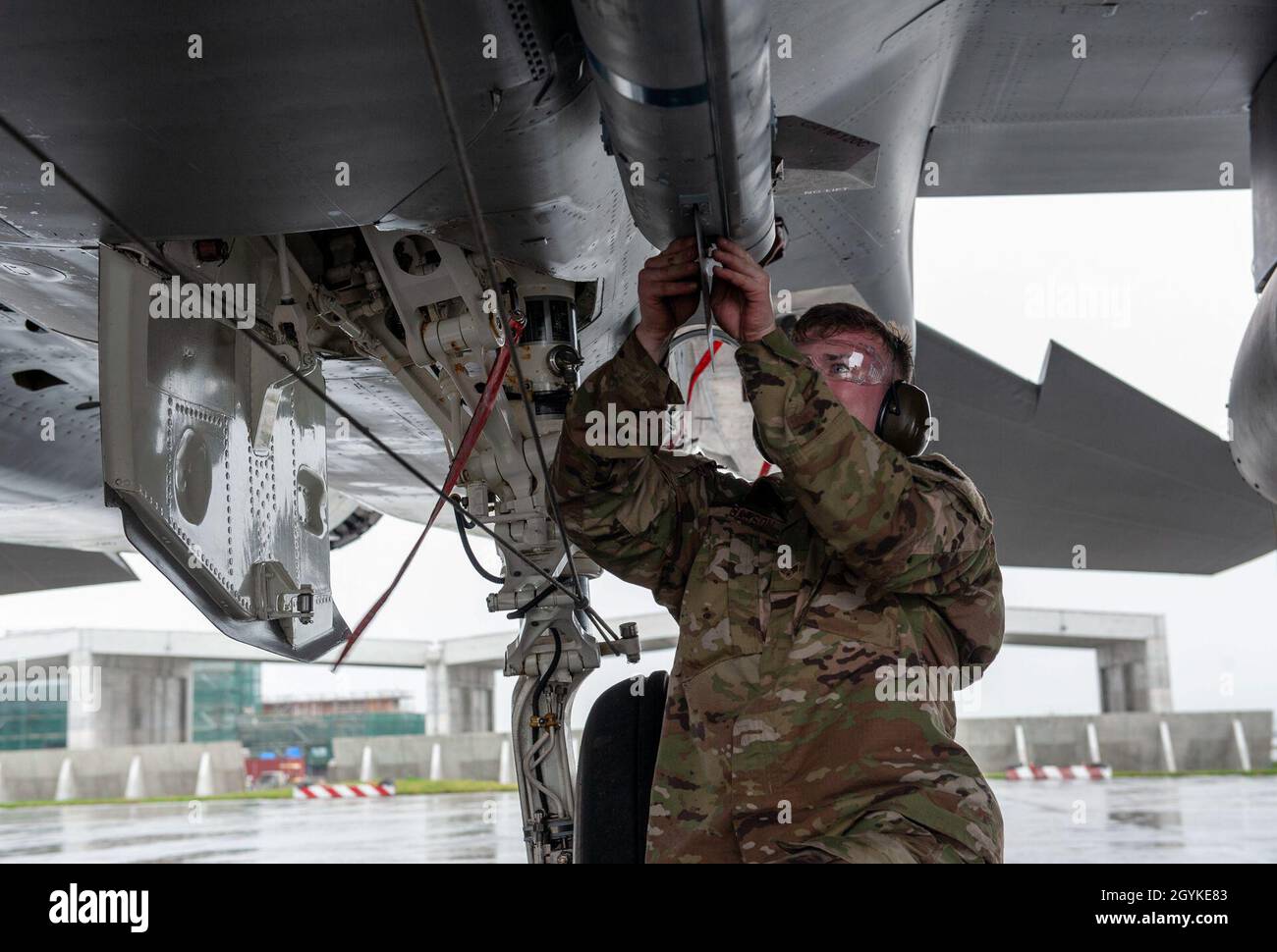 U.S. Air Force Senior Airman Brandon Carson, 44th Aircraft Maintenance ...