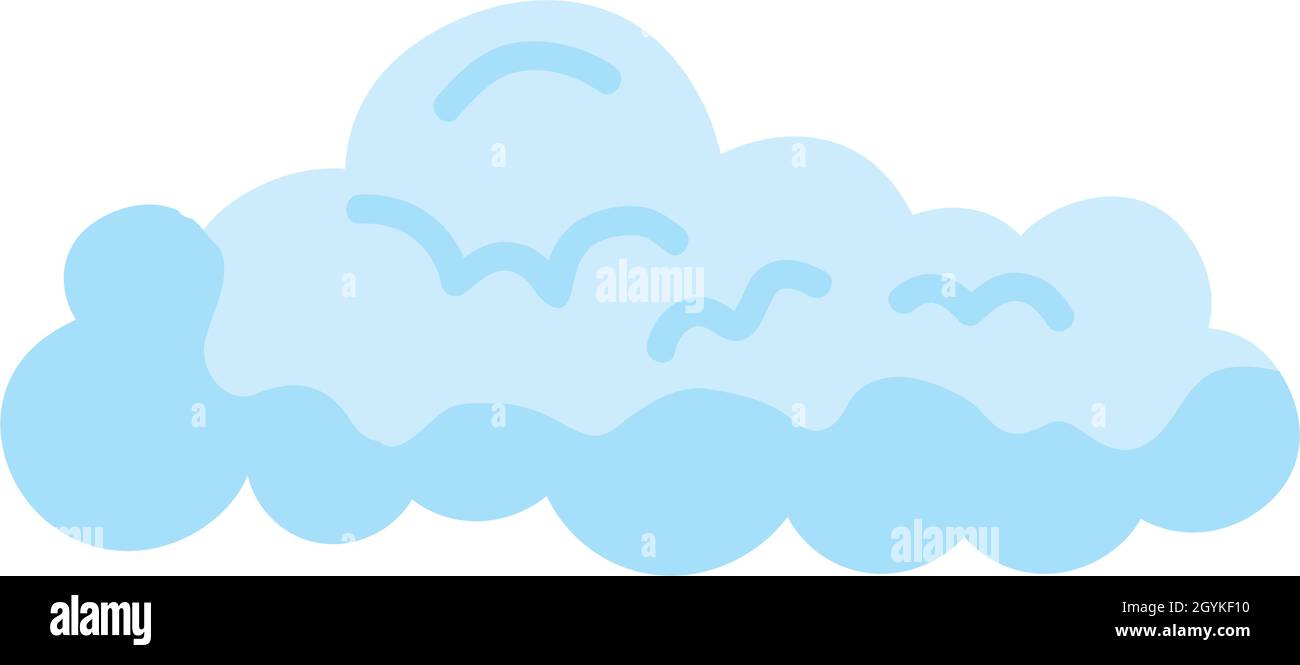 cloud sky space isolated icon Stock Vector Image & Art - Alamy