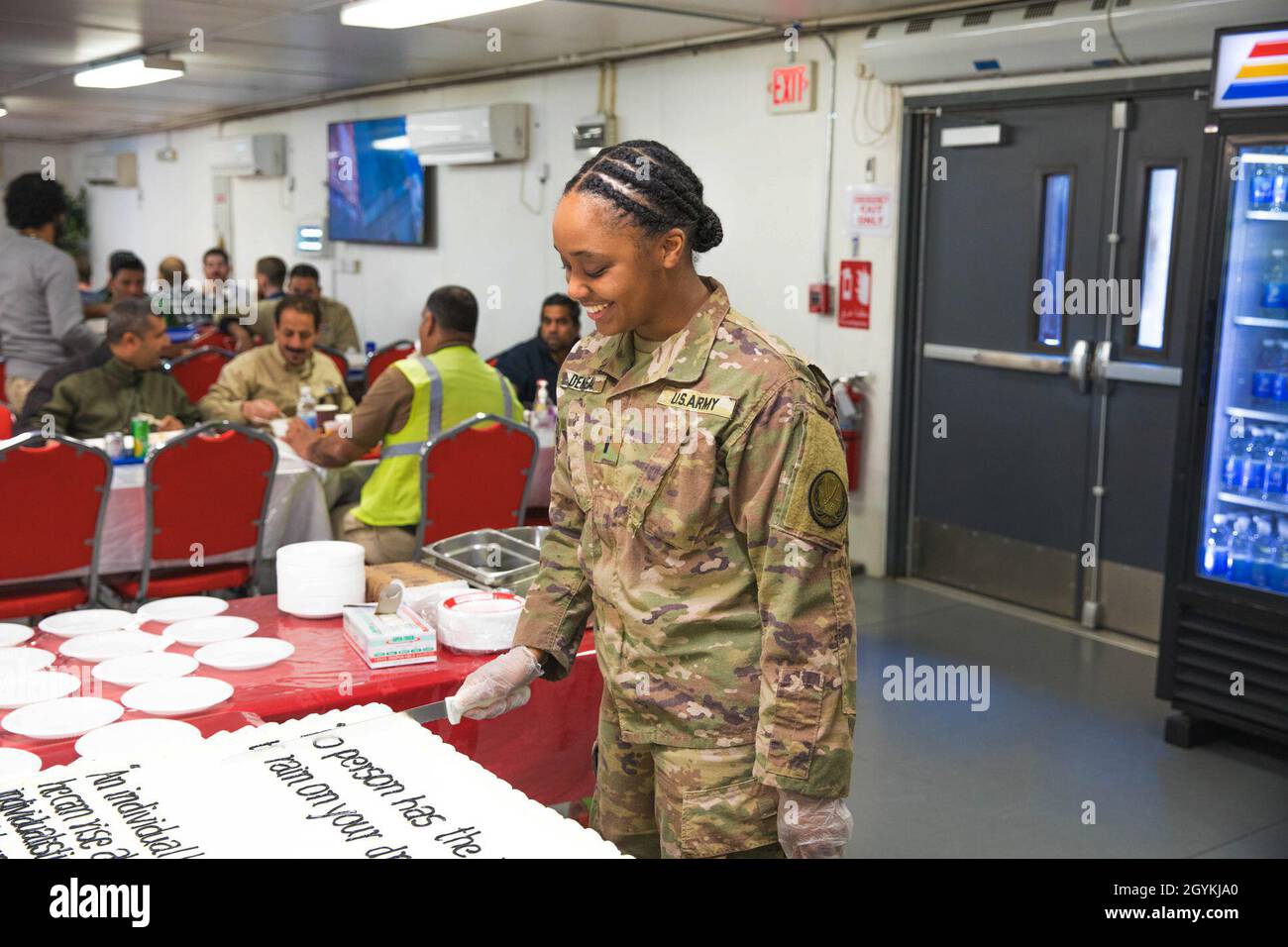 U.S. Army 1st Lt. Bethany Deneal, executive officer with Combined Joint