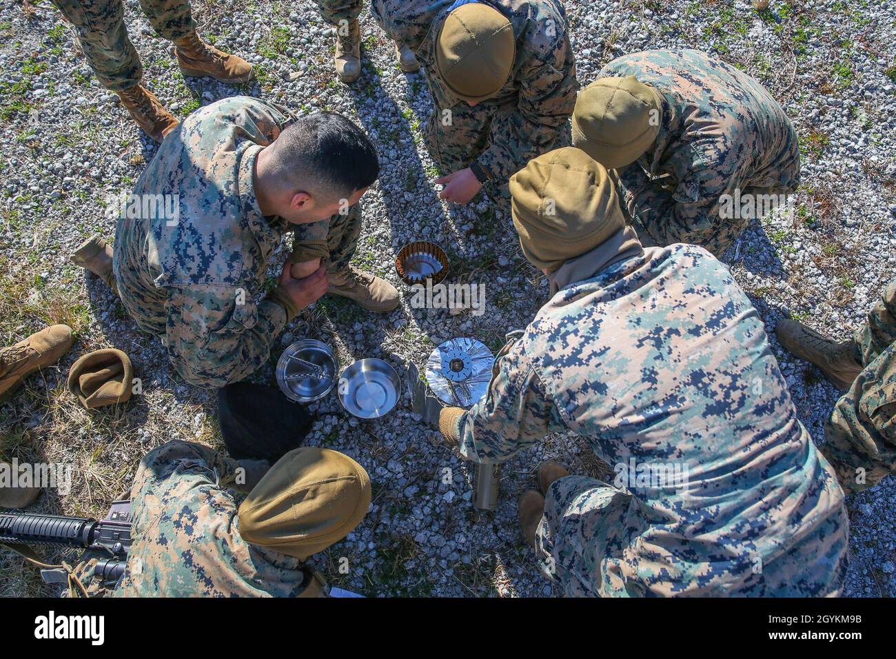 Cook Train Familiarizationx U.S. Marines with 2nd Law Enforcement Battalion (2nd LE Bn.), II Marine ...