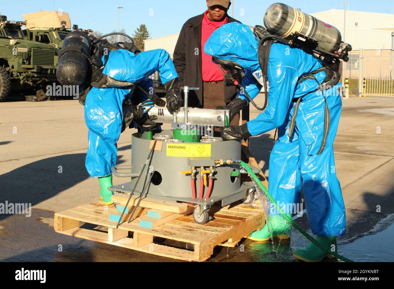 Soldiers of the 720th Ordnance Company (Explosive Ordnance Disposal