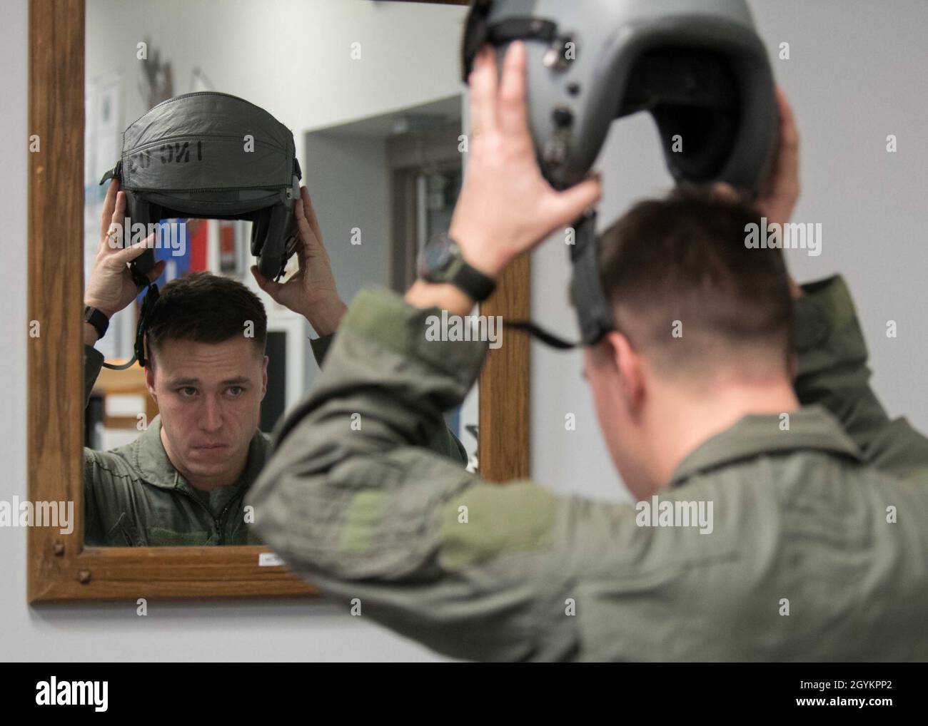 Okla. Army National Guard Recruiter, Staff Sgt. James Kimball, is fit