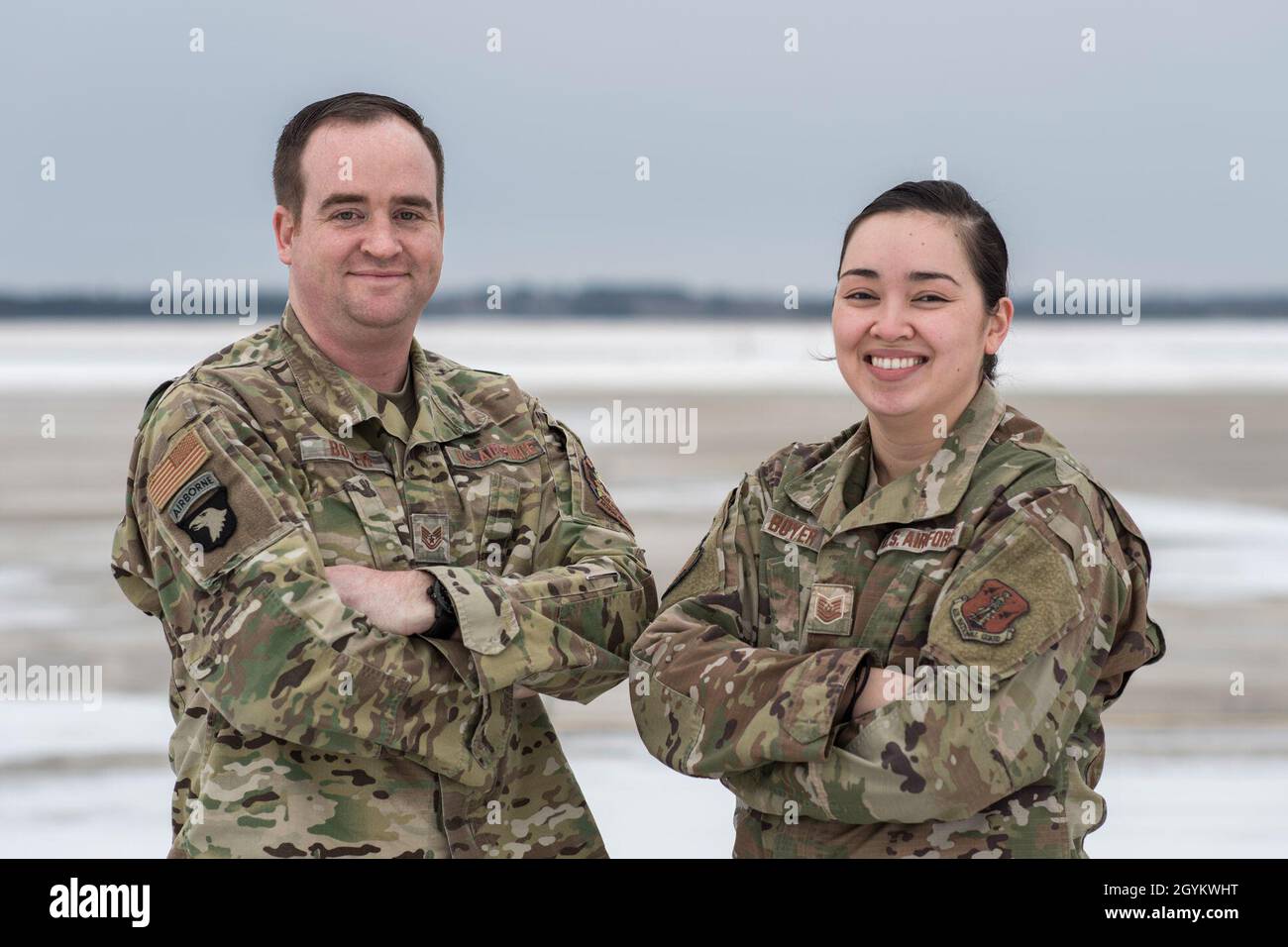 Tech. Sgt. Patty Boyer and Tech. Sgt. Rick Boyer first met at Northern ...