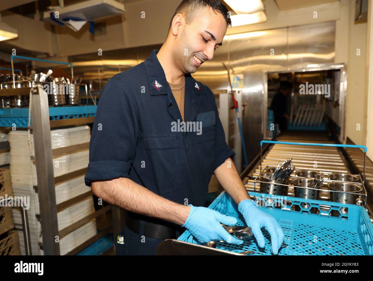 ATLANTIC OCEAN (Jan. 25, 2020) Aviation Ordnanceman 3rd Class Joshua