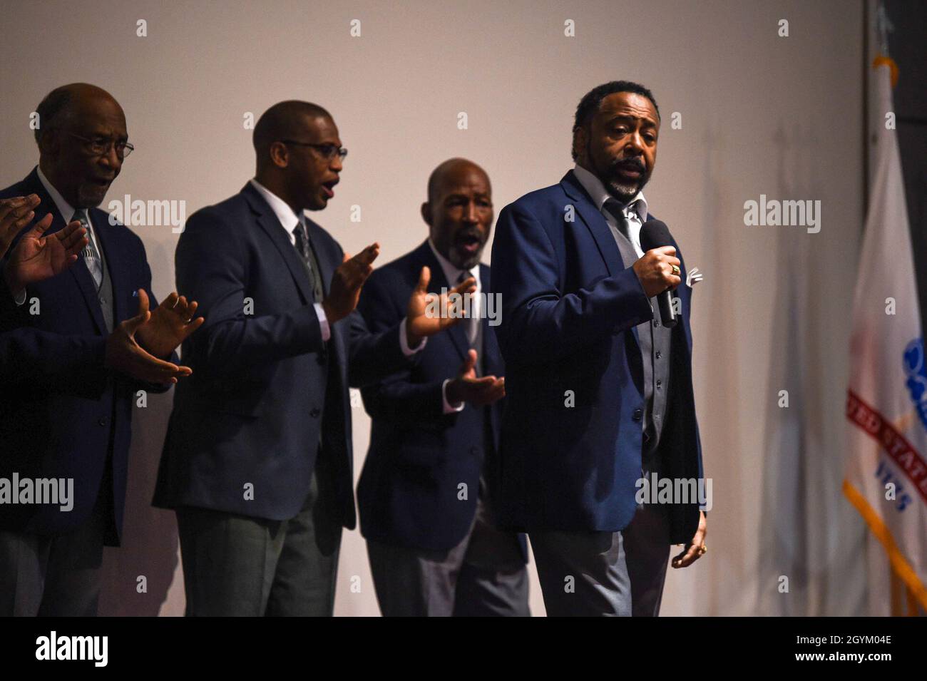 The Joint Base LewisMcChord (JBLM) Grace Gospel Service Men’s Choir