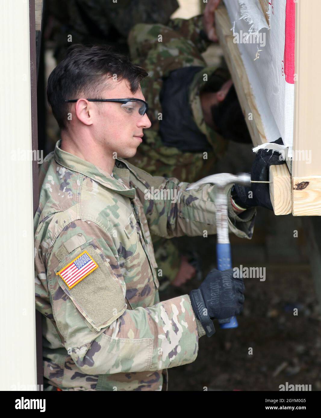 A Soldier assigned to the U.S. Army John F. Kennedy Special Warfare