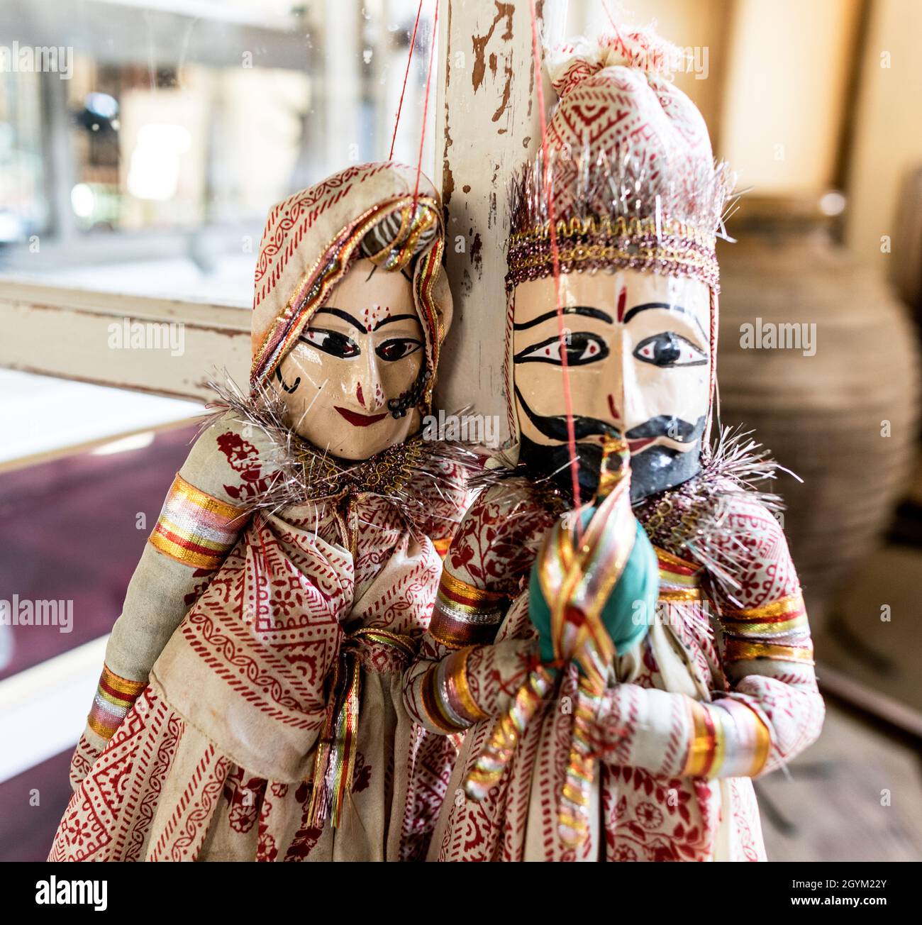 Greek Puppet Design Peloponnese Greece Stock Photo Alamy