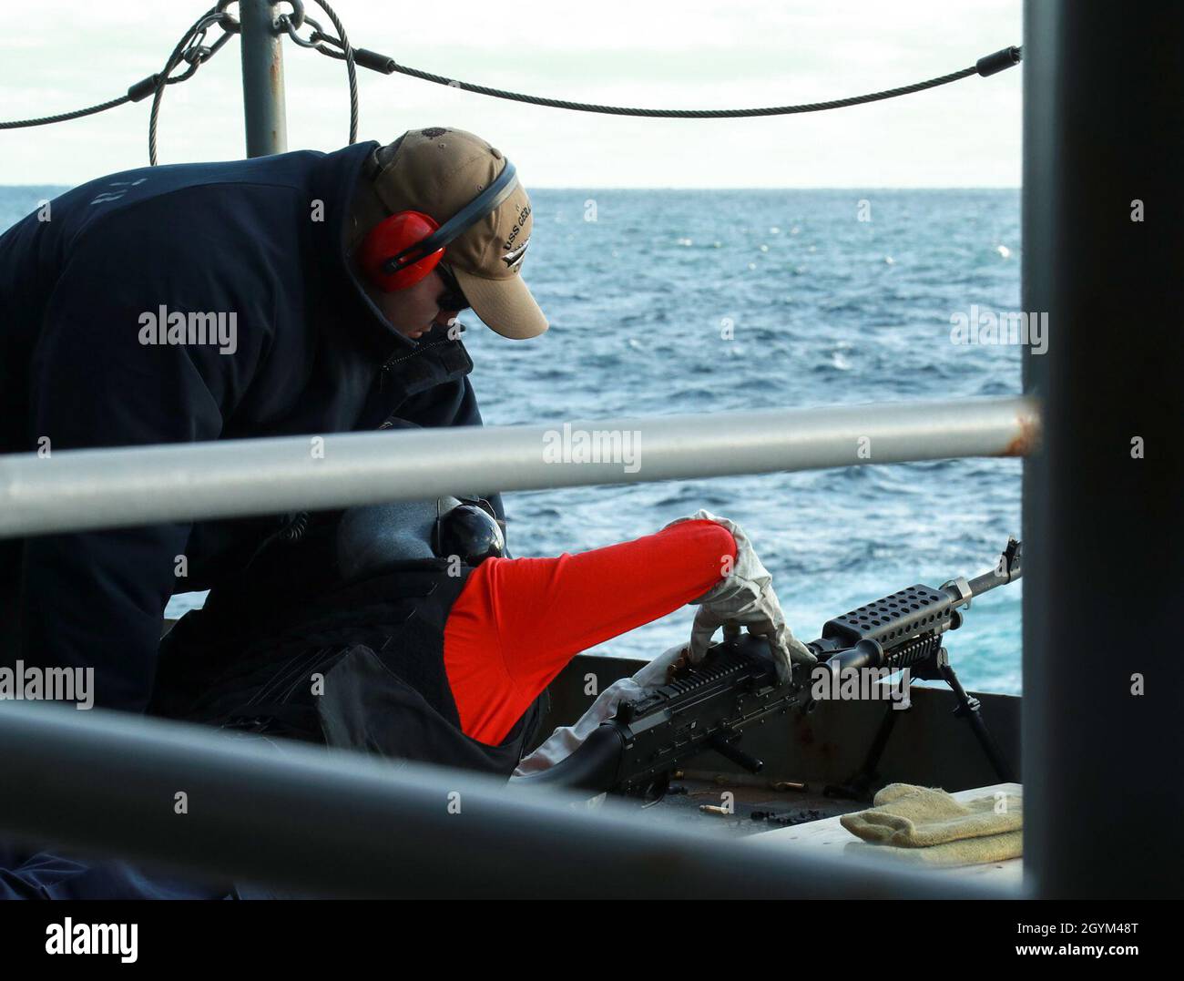ATLANTIC OCEAN (Jan. 27, 2020) Master-at-Arms 1st Class Carlos Gomez ...