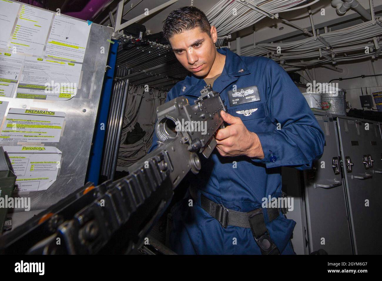 ATLANTIC OCEAN (Jan. 28, 2020) MasteratArms 3rd Class Oliver Martinez