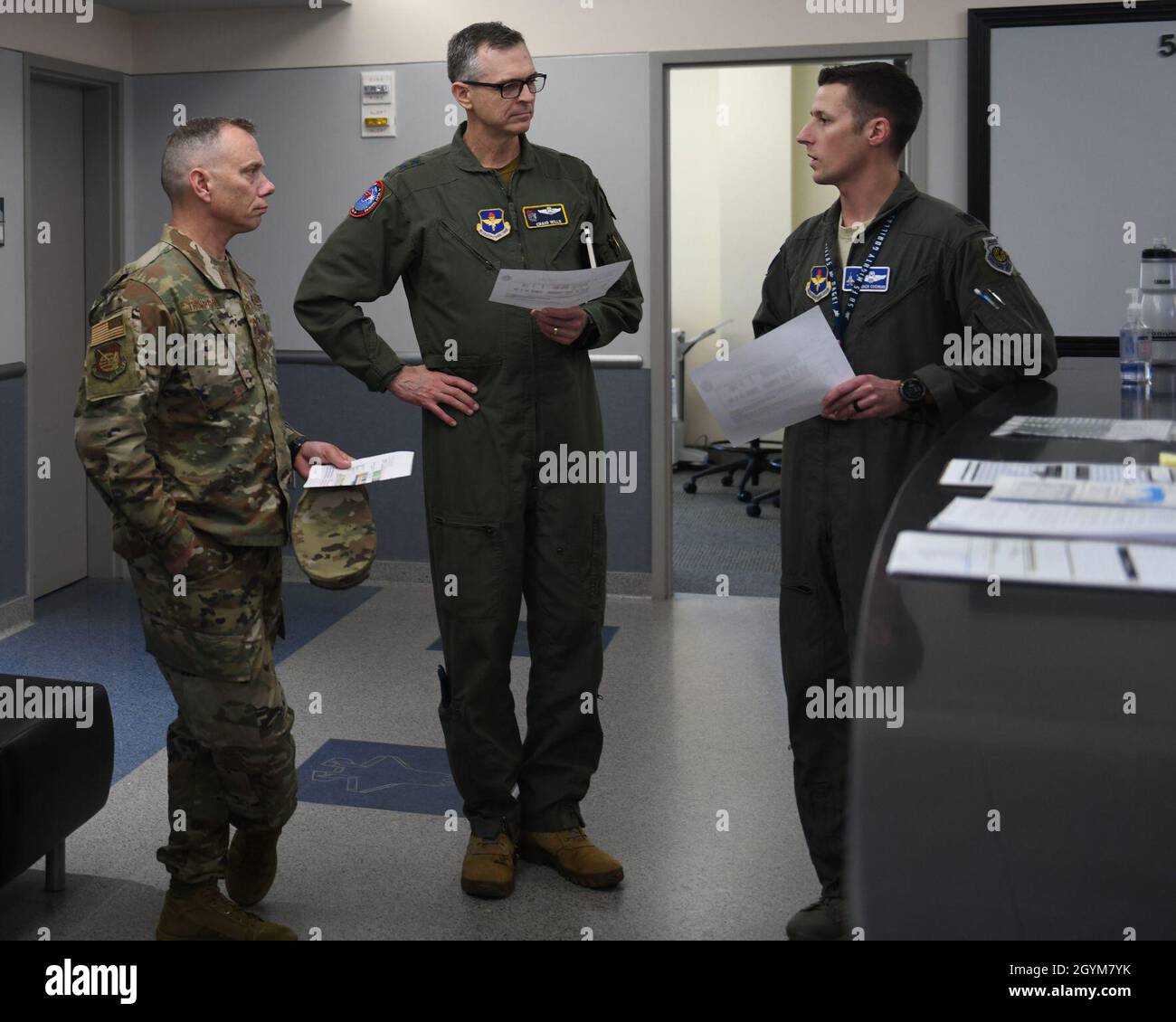 https://c8.alamy.com/comp/2GYM7YK/us-air-force-lt-col-david-cochran-right-58th-fighter-squadron-commander-briefs-us-air-force-maj-gen-craig-wills-middle-19th-air-force-commander-and-chief-master-sgt-erik-thompson-left-19th-air-force-command-chief-on-training-mission-productivity-during-an-immersion-tour-at-the-58th-fs-at-eglin-air-force-base-florida-jan-28-2020-wills-took-command-of-the-19th-air-force-in-june-2019-us-air-force-photo-by-airman-1st-class-amber-litteral-2GYM7YK.jpg