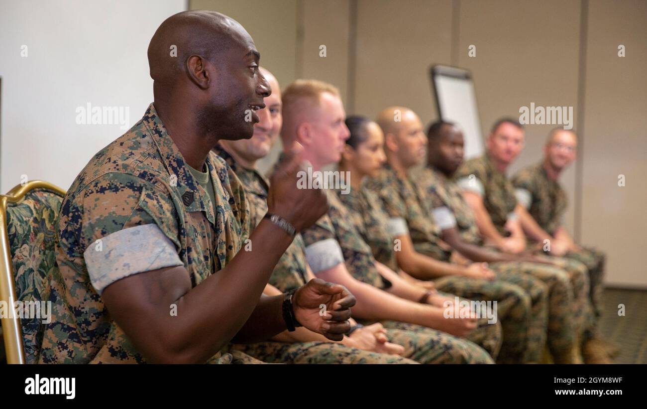 U.S. Marine Corps GySgt. Tavaris Douglas with 3rd Marine Regiment
