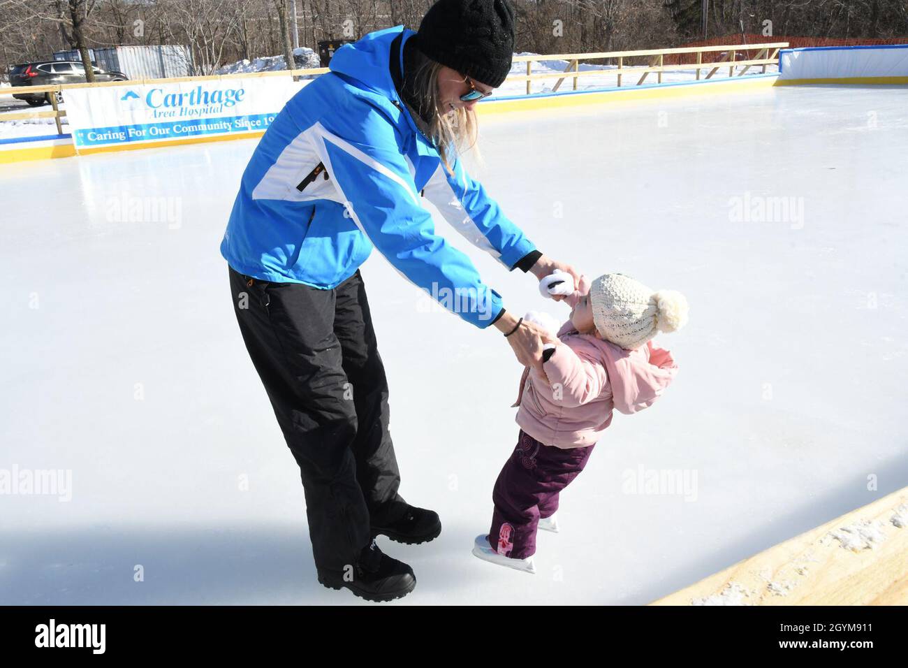For a good halfhour, Amanda Neutkens and her daughter Felicity, 2 ½