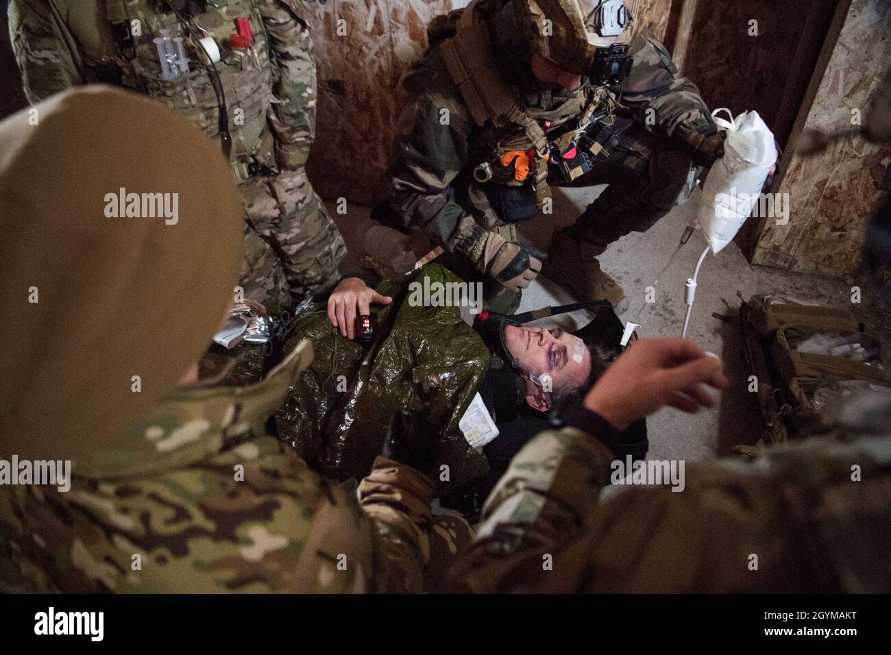 U.S. Air Force combat medics assigned to the 1st Special Operations ...