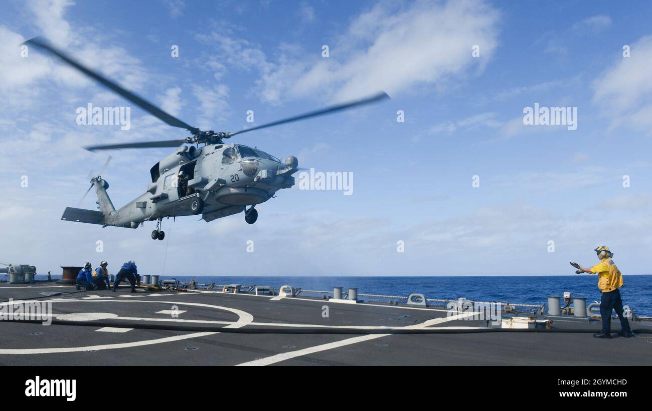 PACIFIC OCEAN (Jan. 30, 2020) U.S. Navy Boatswain’s Mate 3rd Class ...