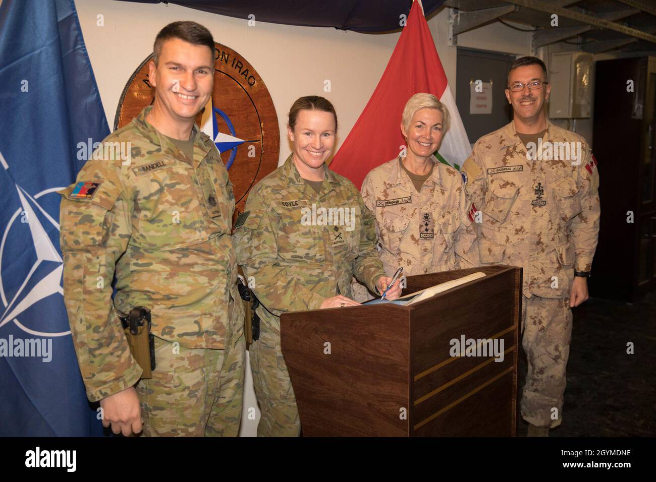 Australian Army Maj. Gen. Susan Coyle, Joint Task Force 633 commander