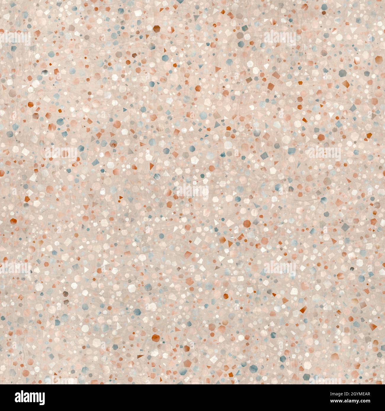 Seamless modern abstract random terrazzo pattern swatch Stock Photo - Alamy